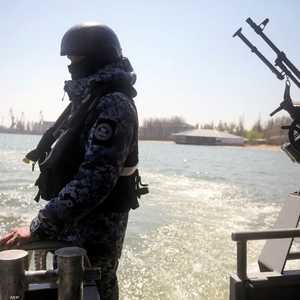 دورية للبحرية الأوكرانية في بحر آزوف.