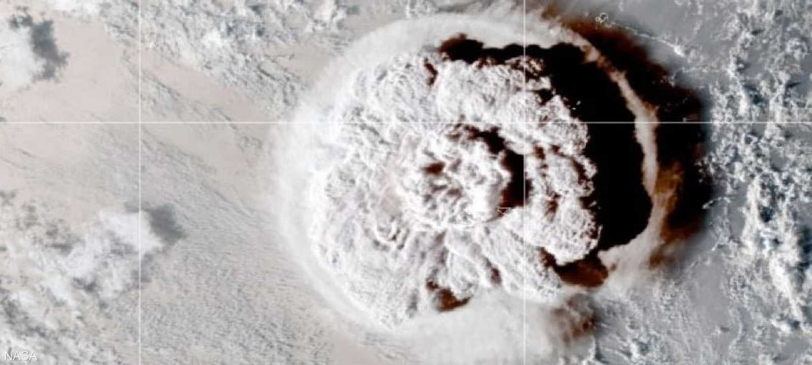 مشهد لبركان تونغا