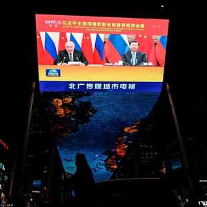 الرئيسان الروسي فلاديمير بوتن والصين شي جين بينغ