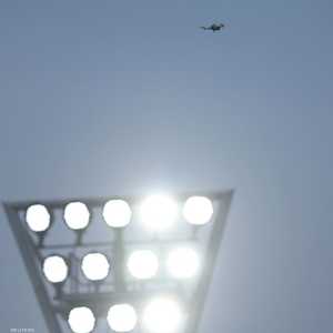 صورة الطائرة المسيرة تحلق فوق ستاد برينتفورد