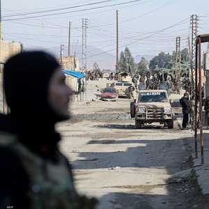 انتشار القوات الكردية في محيط سجن غويران