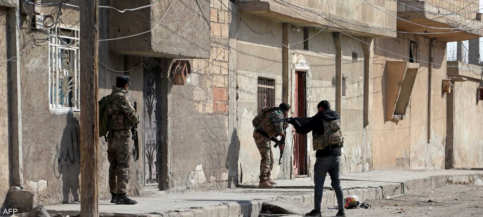 قوات أمن كردية في الحسكة