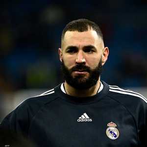 النجم الفرنسي كريم بنزيما مهاجم ريال مدريد الإسباني