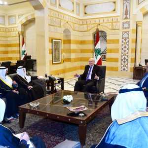 رئيس الوزراء اللبناني يلتقي وزير الخارجية الكويتي