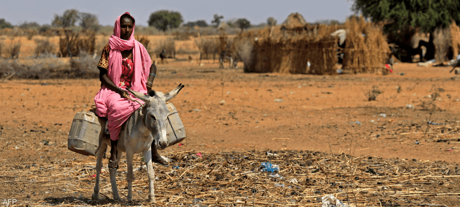 صورة أرشيفية لسودانية في دارفور