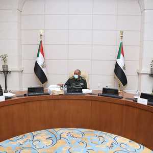 جانب من الاجتماع في القصر الجمهوري