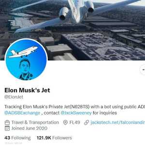 حساب يتتبع تنقلات إيلون ماسك الجوية