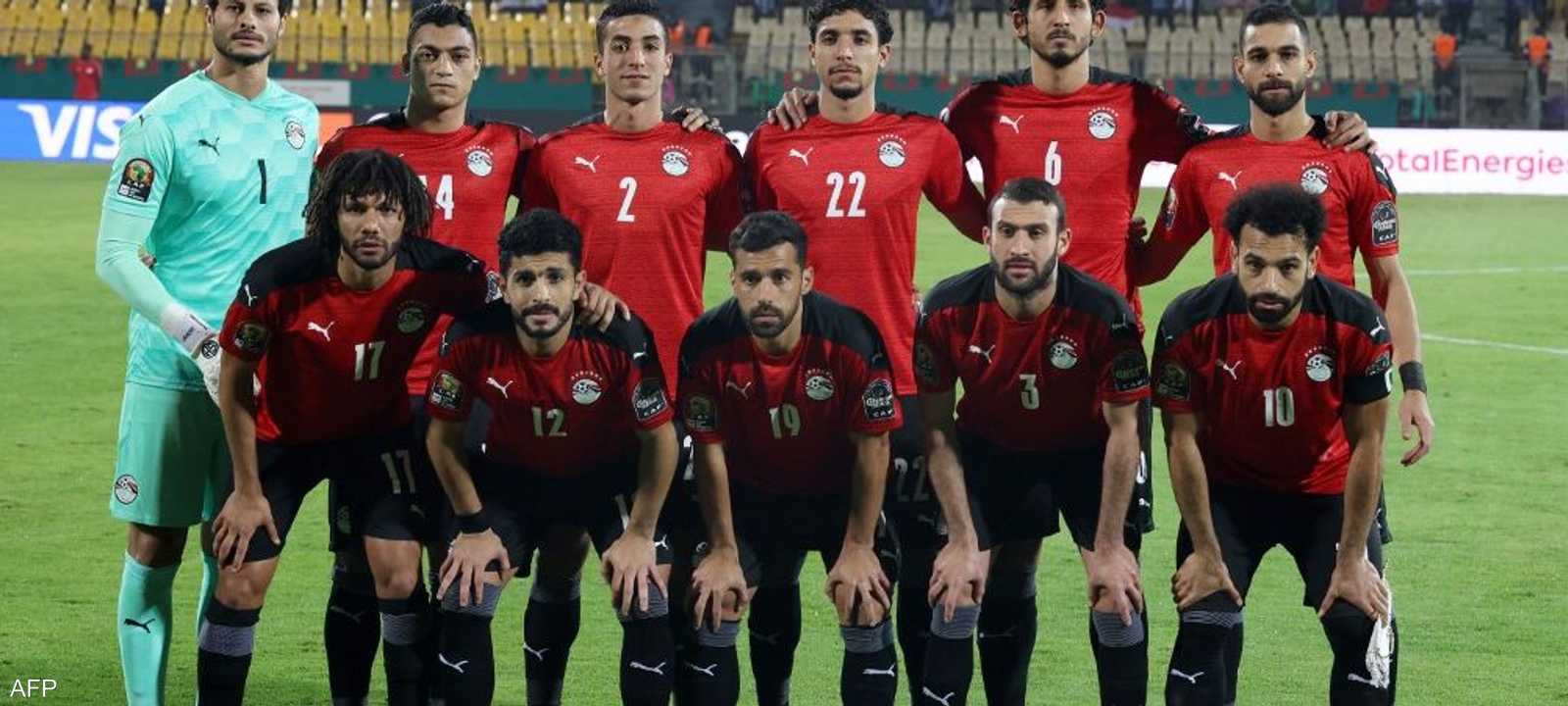 لاعبو المنتخب المصري.