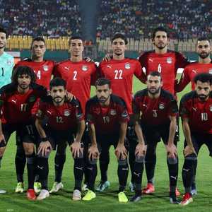 لاعبو المنتخب المصري.