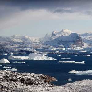 أرشيفية.. الغطاء الجليدي الضخم في غرينلاند