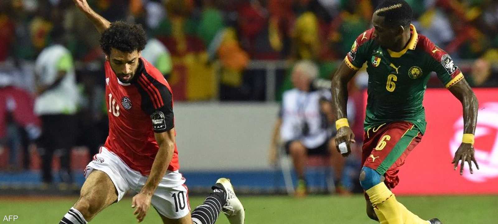 صلاح في نهائي 2017 أمام الكاميرون