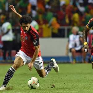 صلاح في نهائي 2017 أمام الكاميرون