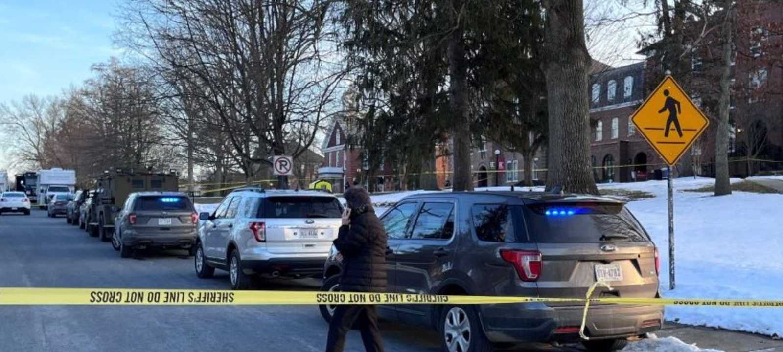 مكان إطلاق النار في ولاية فيرجينيا.