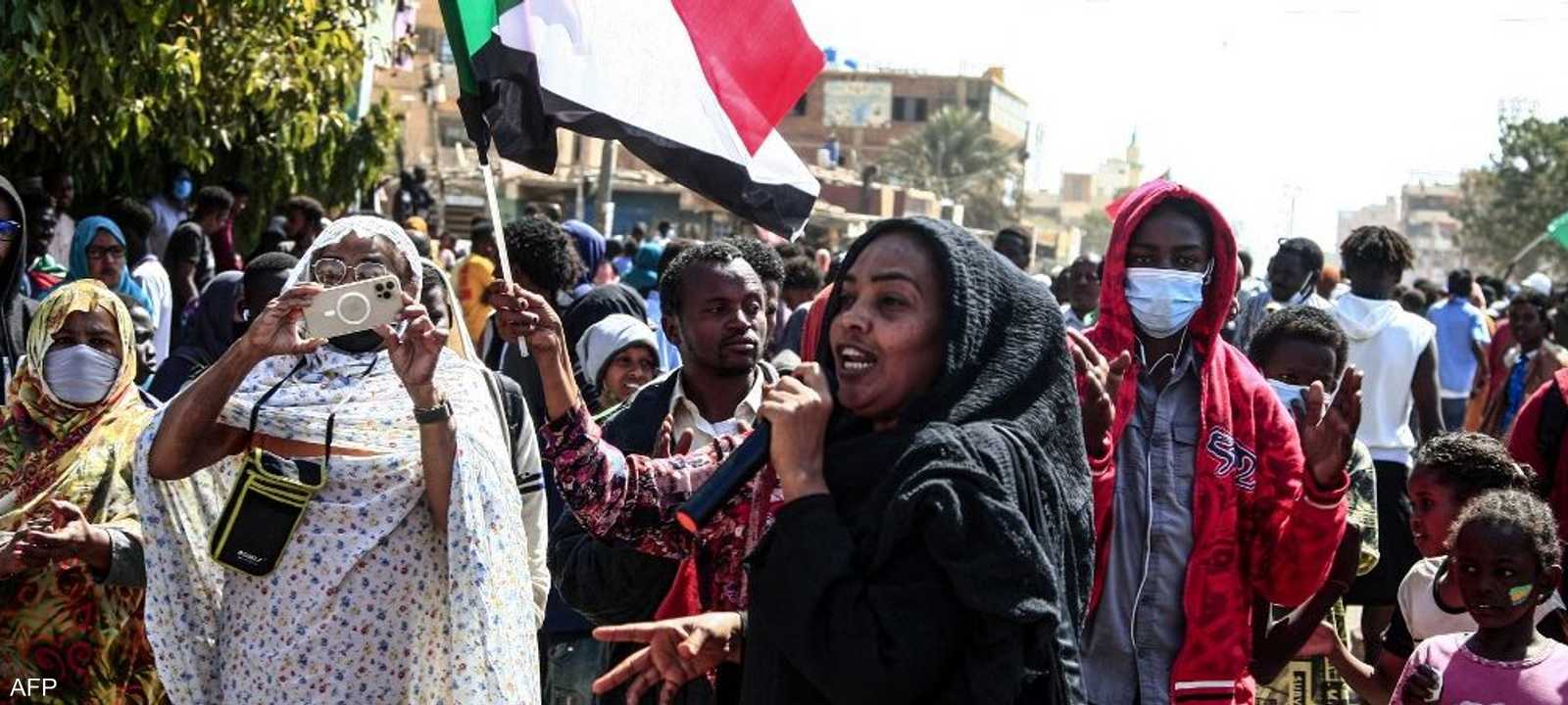 الاحتجاجات المطالبة بحكم مدني في السودان مستمرة منذ أشهر.