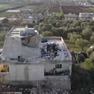 فيديو يرصد مكان استهداف زعيم داعش في سوريا