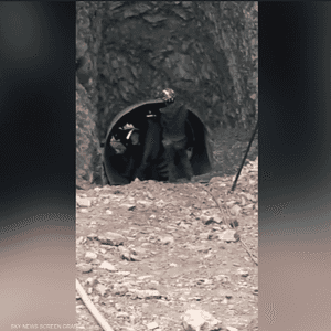 فيديو النفق الأفقي بمنطقة عمليات إنقاذ الطفل ريان