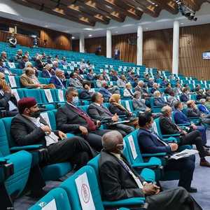 جانب من إحدى جلسات البرلمان الليبي السابقة في طبرق.