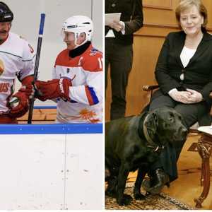 بوتن أحرج زعماء العالم في مواقف مختلفة