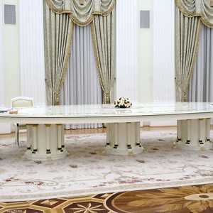 أرشيفية لمباحثات ماكرون وبوتن قبل الغزو الروسي