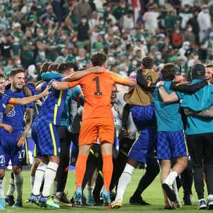 فرحة لاعبي تشلسي