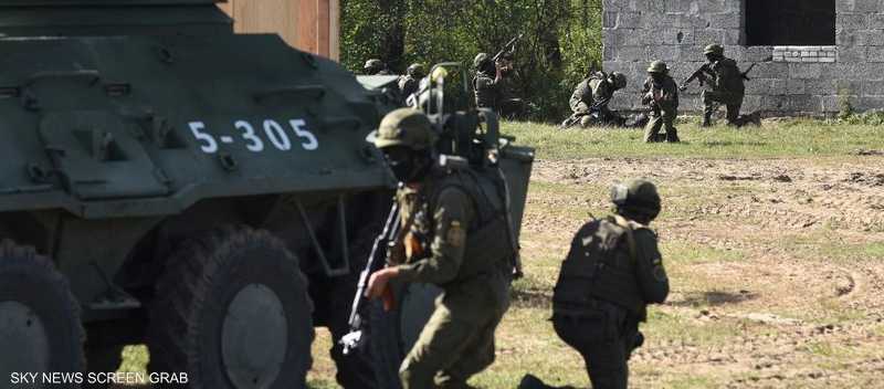 جنود أوكرانيون يشاركون في التدريبات العسكرية الدولية