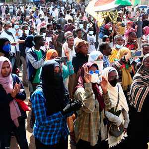 تظاهرات في حي الديم وسط الخرطوم (أرشيفية)