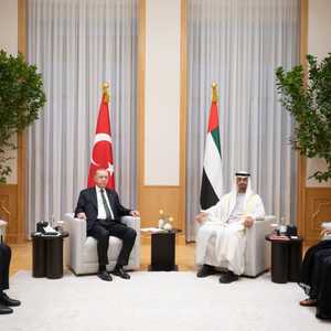 أردوغان وصل الإمارات الإثنين في زيارة تستغرق يومين