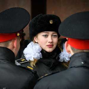 مجندة في الجيش الروسي