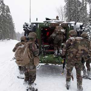 جانب من استعدادات الناتو في شرق أوروبا