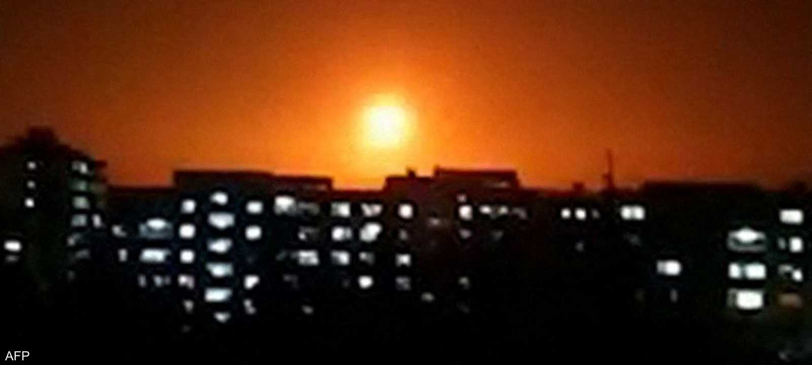 جانب من آثار غارة إسرائيلية سابقة على سوريا - أرشيف.