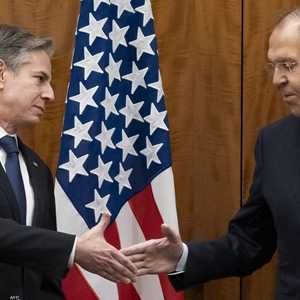 جانب من لقاء سابق بين بلينكن ولافروف في 21 يناير الماضي.