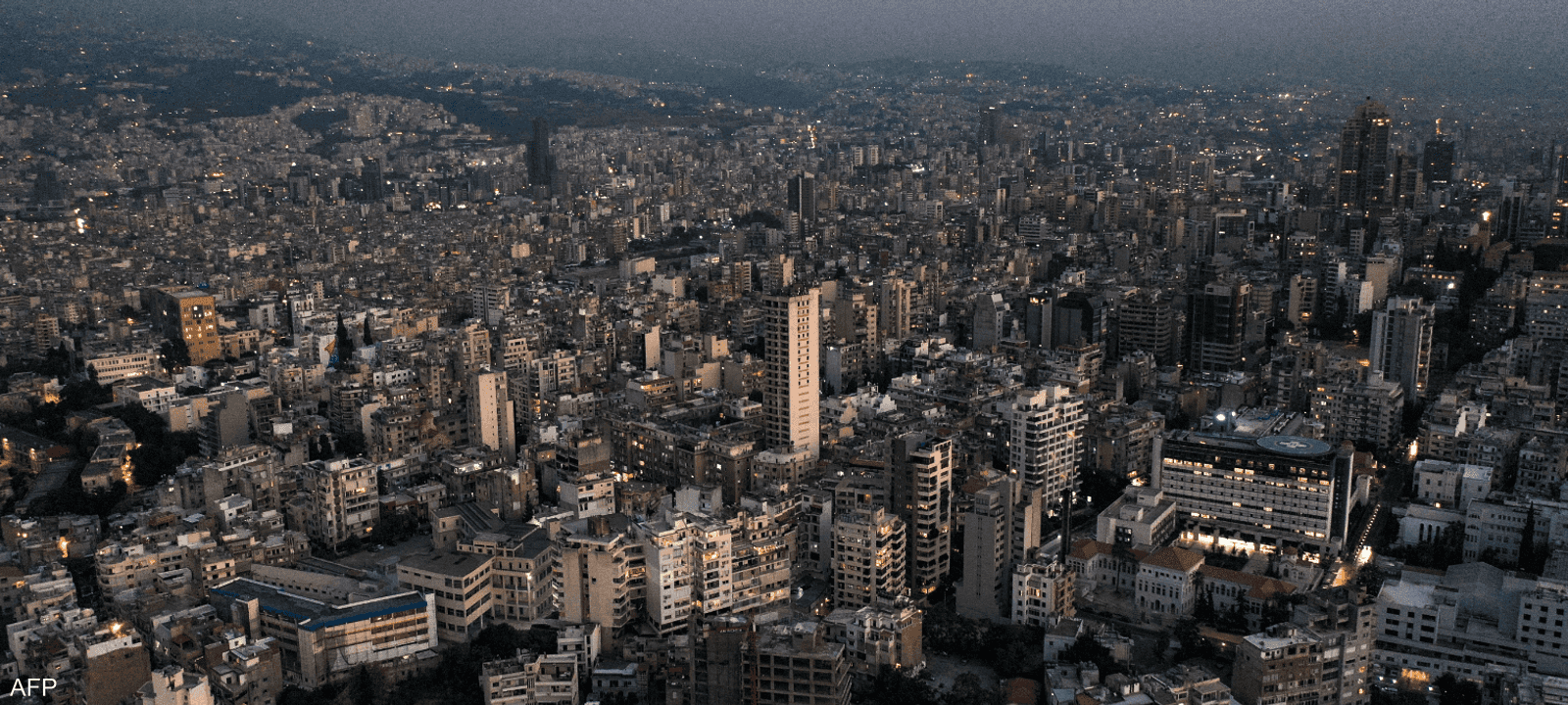 جانب من العاصمة اللبنانية بيروت