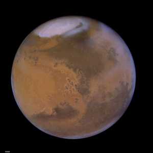 صورة التقطها  مسبار "الأمل" لكوكب المريخ.