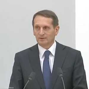 رئيس المخابرات الروسية الخارجية سيرغي ناريشكين