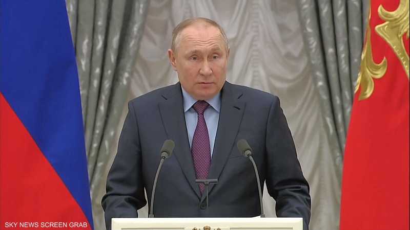 بوتن: تحركاتنا في دونباس ستعتمد على الوضع على الأرض