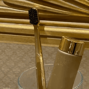 مفجون أسنان محمد رمضان من الذهب عيار 24