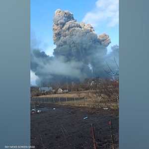 انفجار مستودع أسلحة في خاركيف