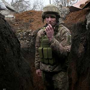 مقاتل في الجيش الأوكراني