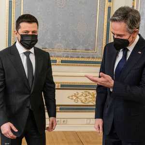 بلينكن وزيلينسكي في لقاء سابق