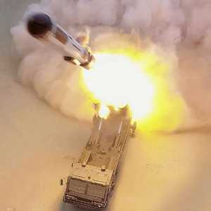 جانب من تجربة صاروخية لكوريا الشمالية في يناير الماضي.