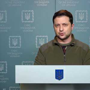 الرئيس الأوكراني فولوديمير زيلينسكي