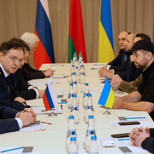 جلسة المفاوضات الروسية الأوكرانية