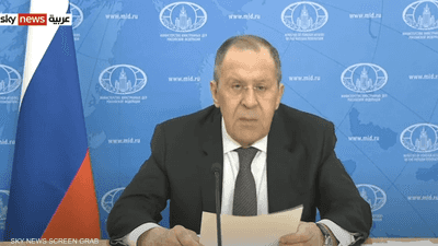 لافروف قال إنه يجب منع أوكرانيا من الحصول على أسلحة معينة