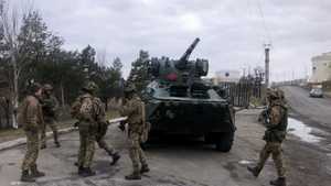 قوات أوكرانية في مدينة خيرسون.