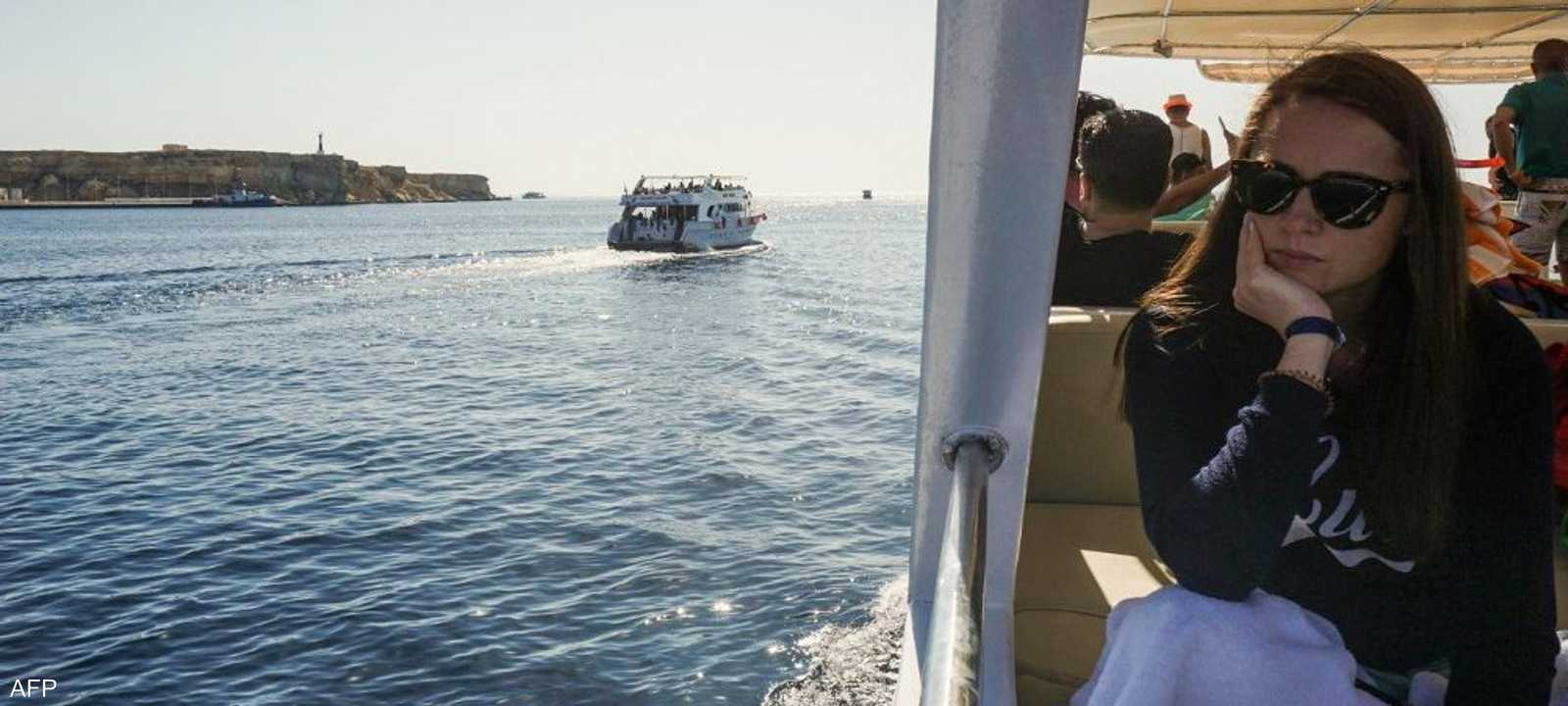 السياح الأوروبيون يقبلون على شرم الشيخ في الشتاء