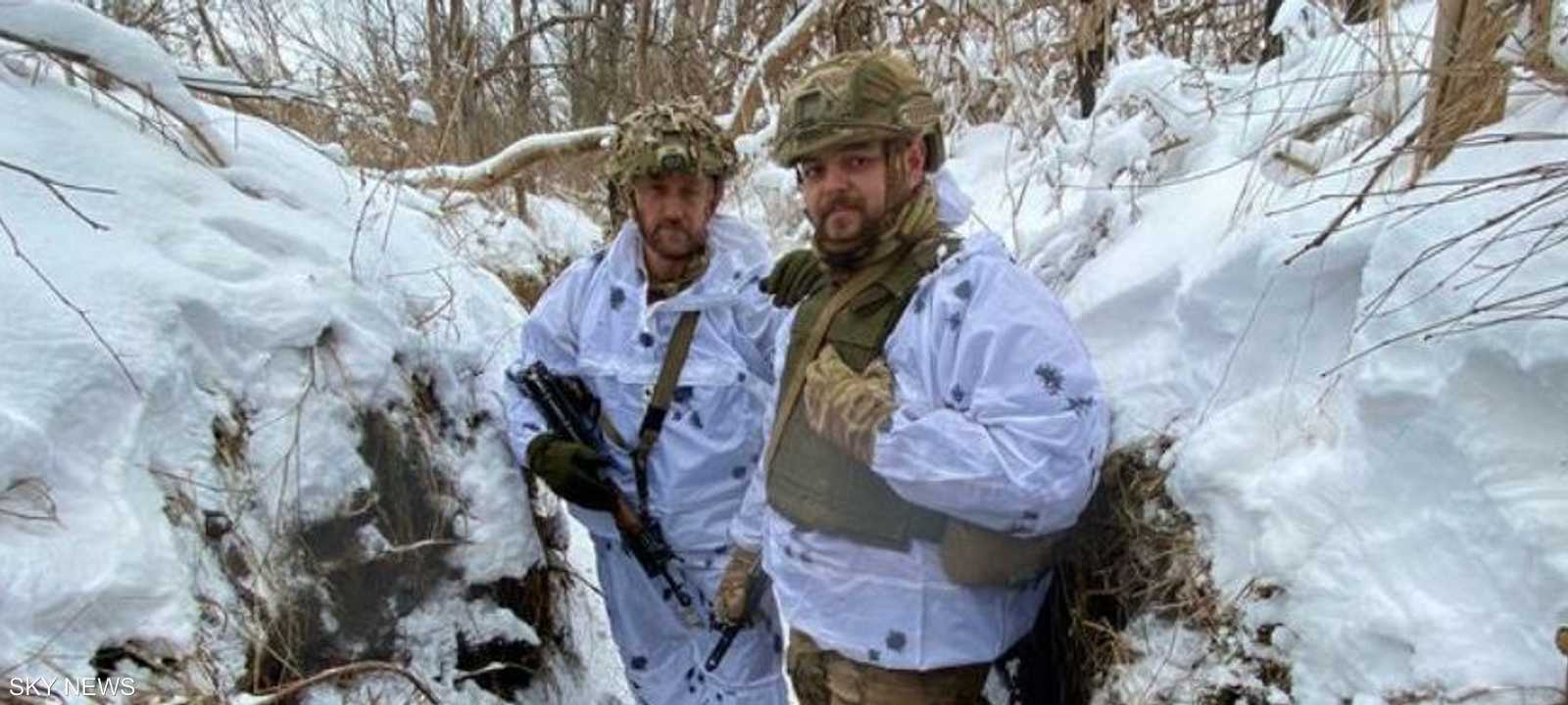 مقاتلون بريطانيون في أوكرانيا.