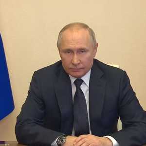 فلاديمير بوتن خلال الكلمة