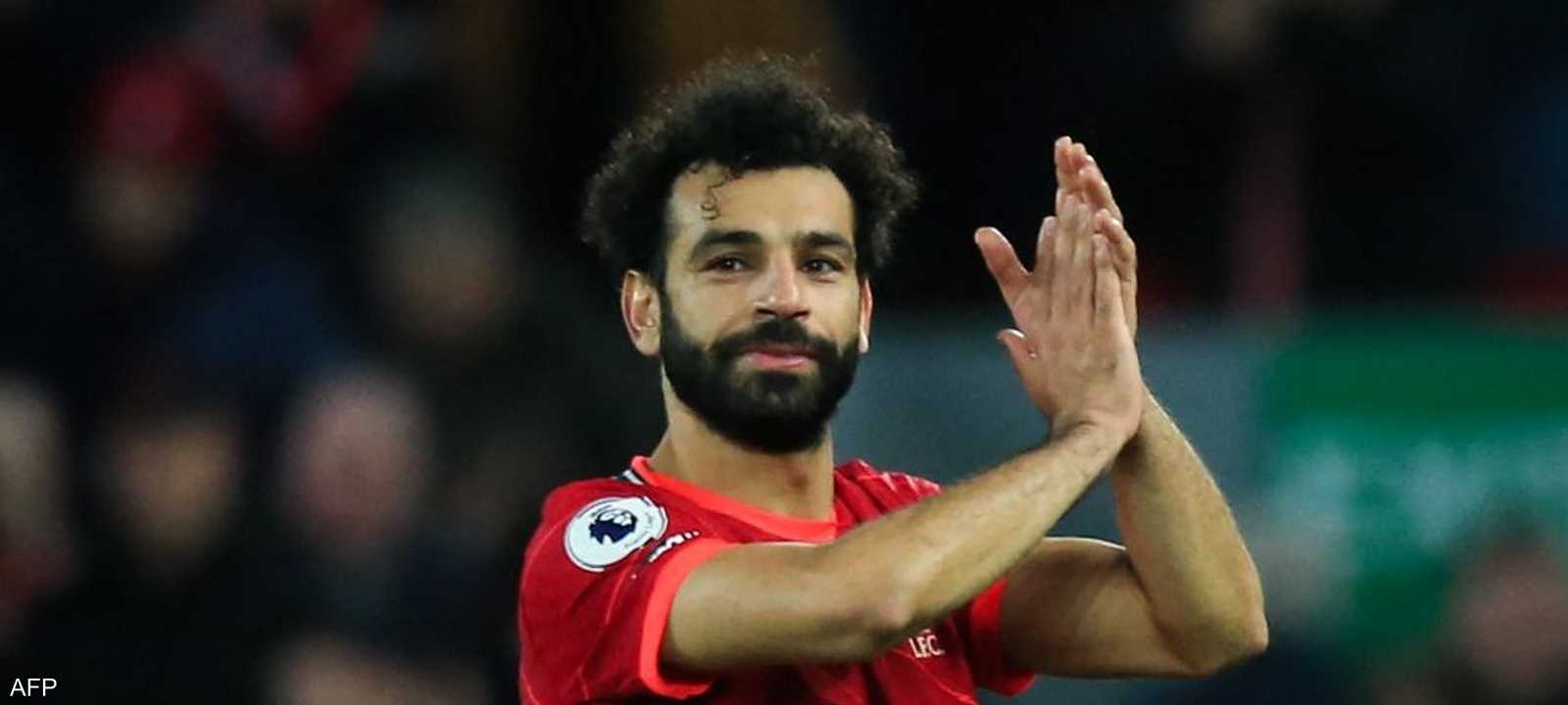 النجم المصري محمد صلاح لاعب ليفربول الإنجليزي