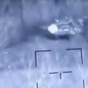 الدبابة الروسية دمرت بصاروخ موجه