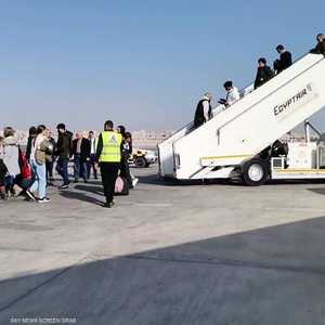 الرحلتان وصلتا مطار القاهرة صباح السبت